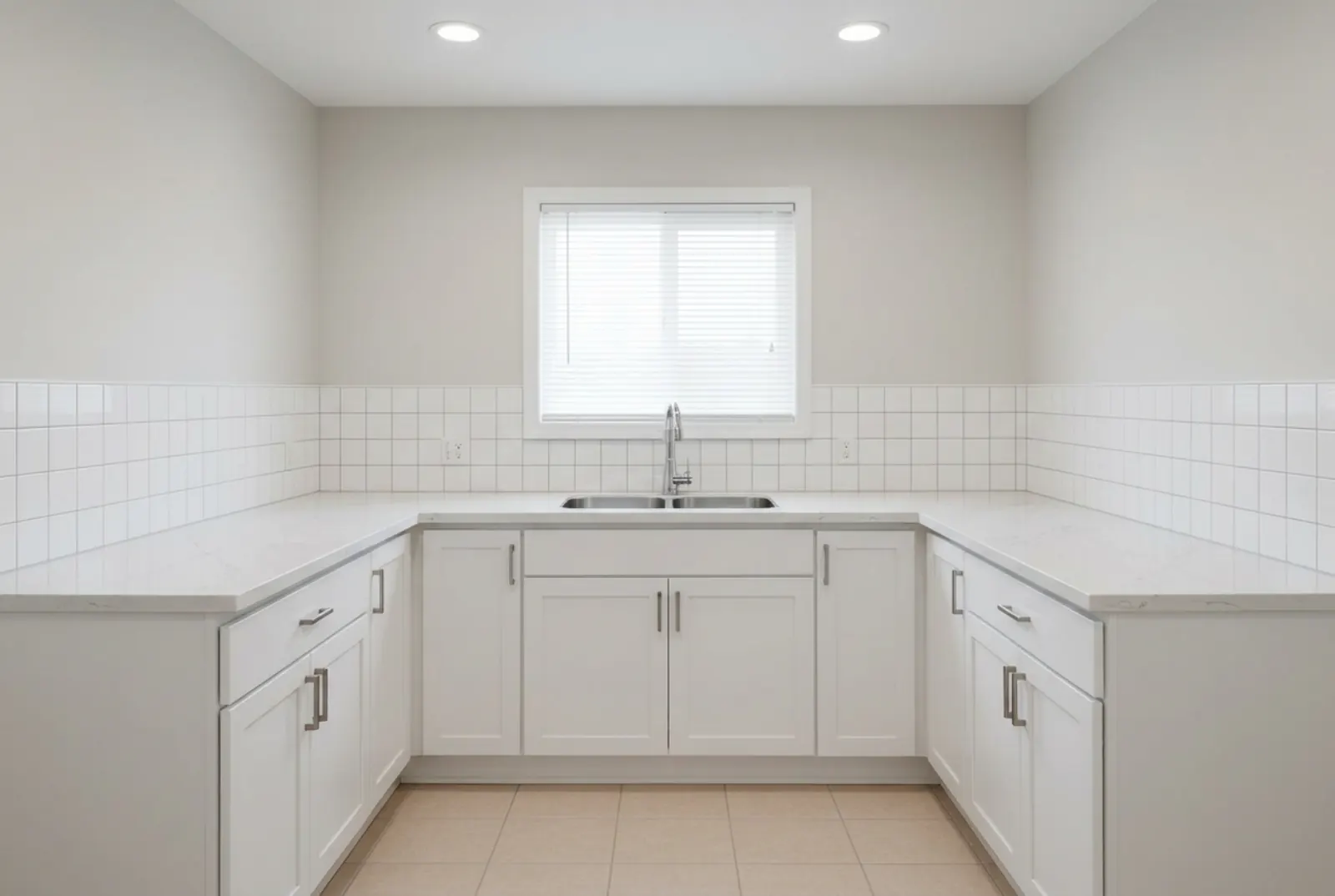 Orlando quartz countertop installation paired with refaced cabinets