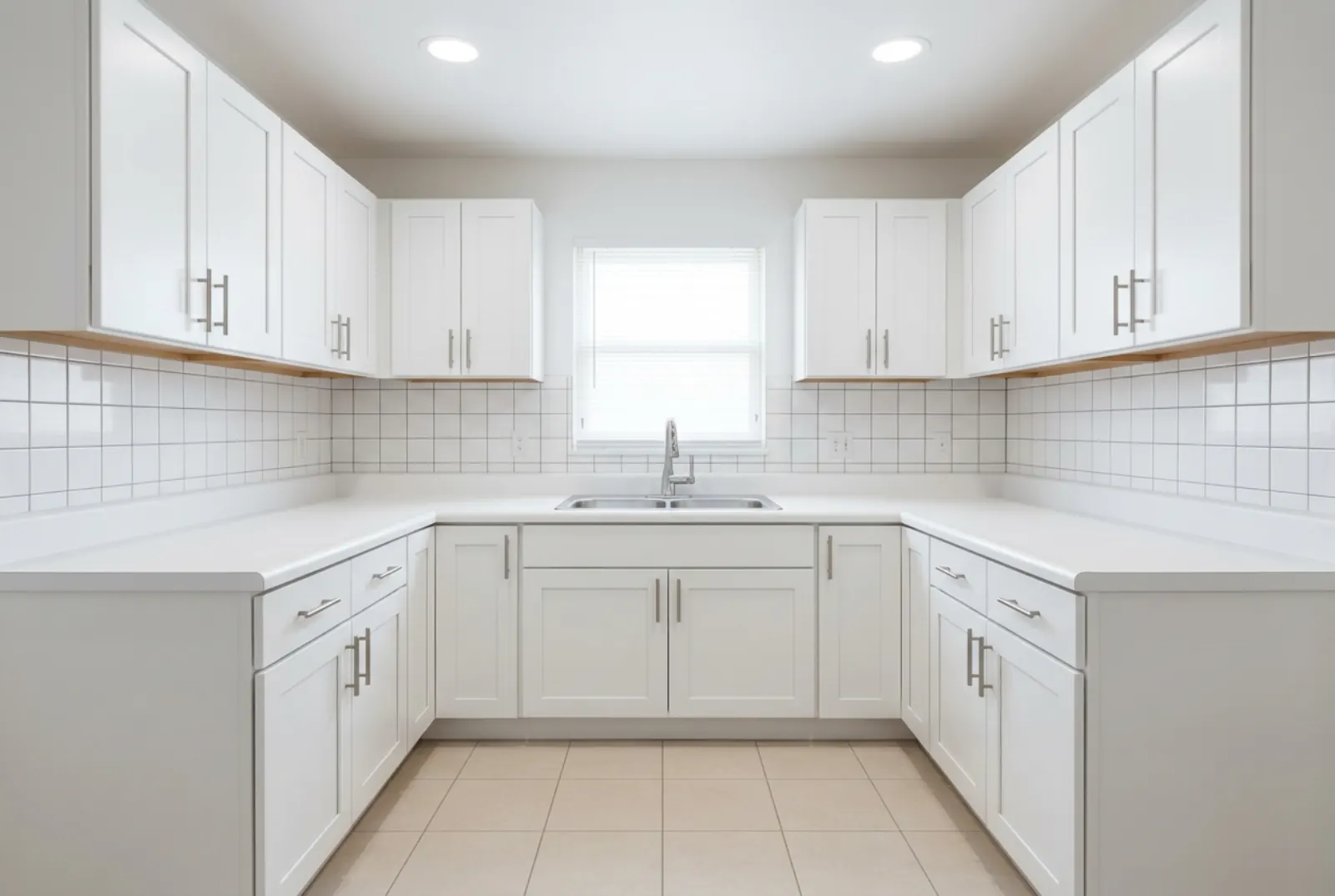 Lake Mary kitchen transformation — modern white shaker refacing